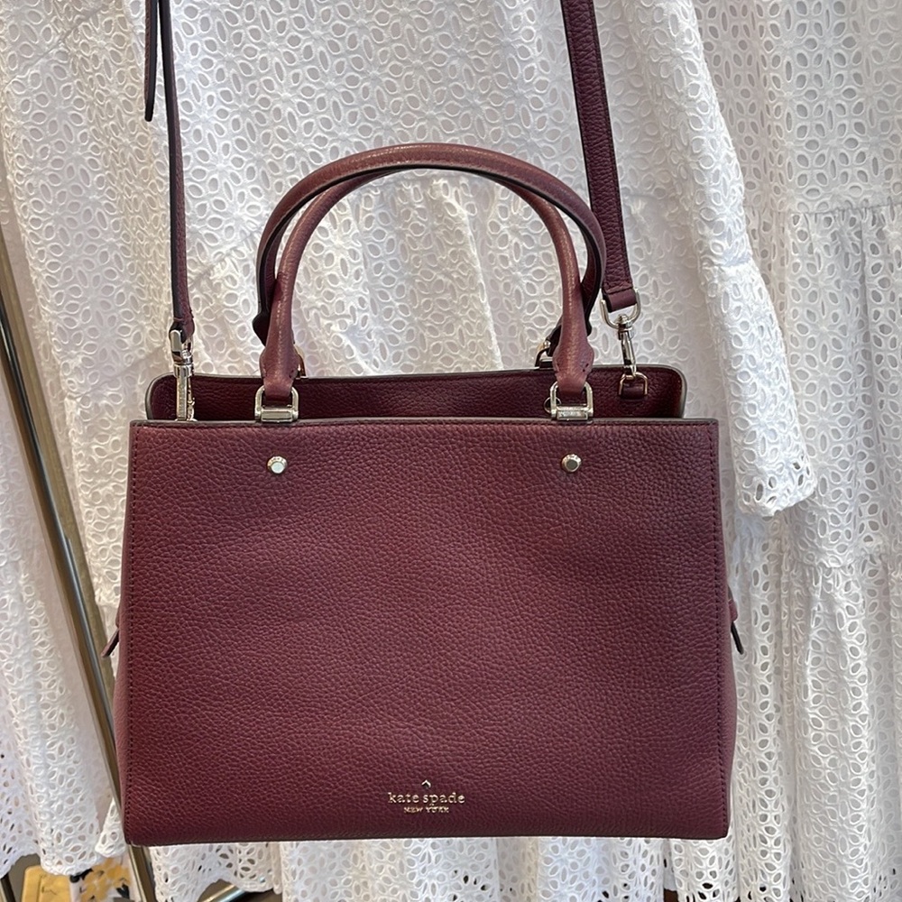 Kate Spade Leila Medium Triple Compartment Satchel
Sherrywood - Picture 5 of 16